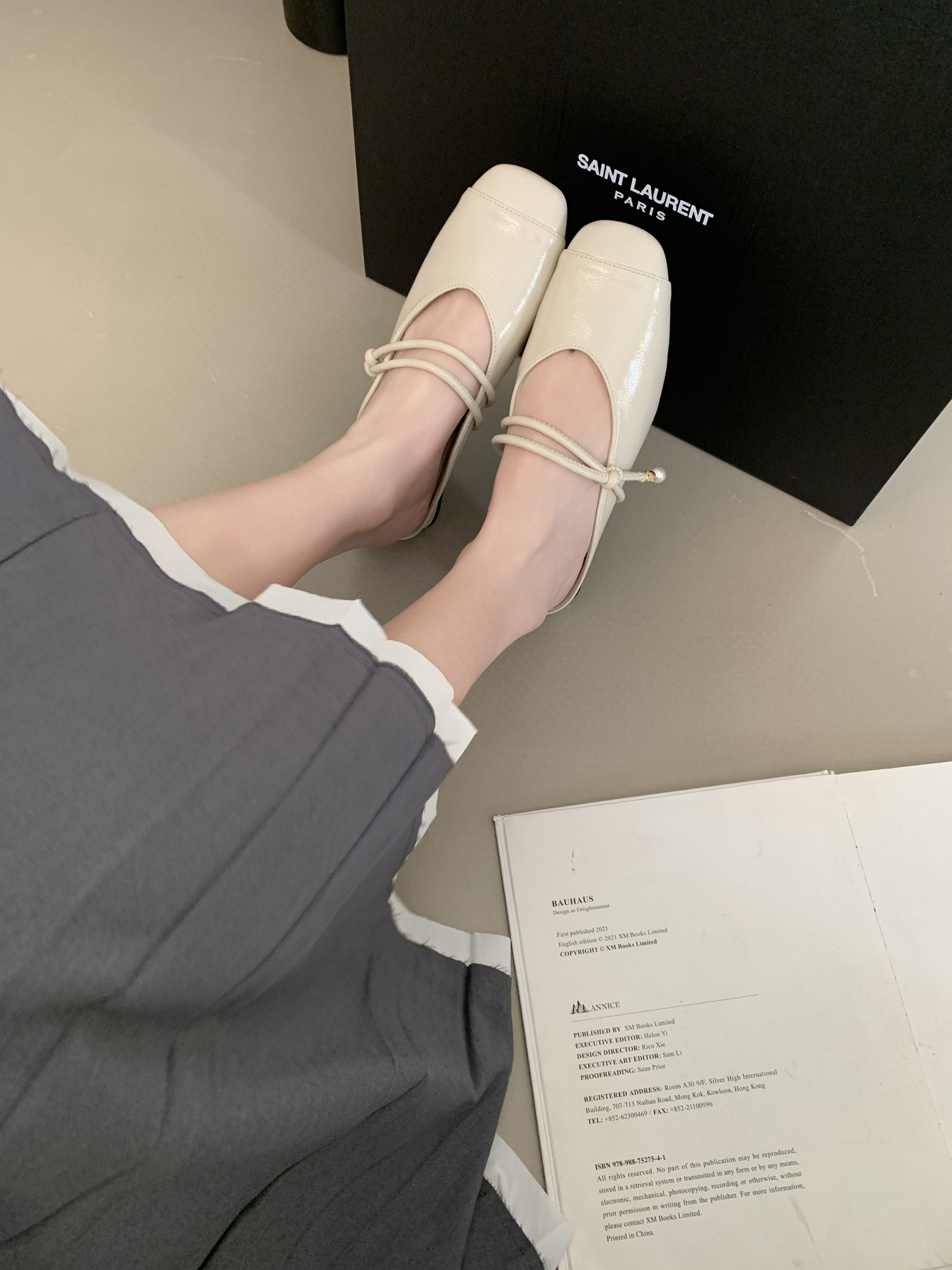 Korean Style Women's Open Toe Slippers 2025 Summer Soft Leather Mules Low Heel Mary Jane Shoes - Image 4